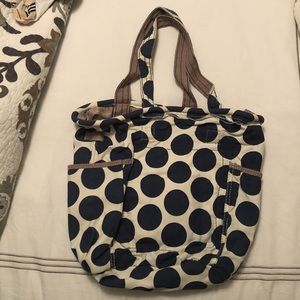 Thirty one navy blue tote